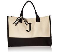 Mud Pie Bolsa de lona J-Initial