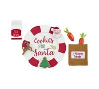 Mud Pie Juego de galletas de Papá Noel para niños