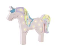 Mud Pie Luz nocturna de madera de unicornio