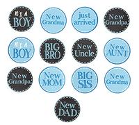 Mud Pie New Baby Boy Arrival Stickers by Mud Pie