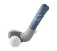 Mud Pie Rattle Goft Knit - Rattle, Blue Iron Club