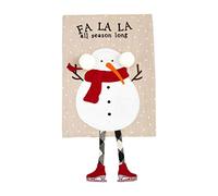 Mud Pie Snow Christmas - Toalla de Pierna Colgante, 66 x 41 cm