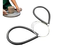Mud Tools Pottery, Stainless Steel Flexible Creativity Wire Cutter With 2 Soft Handle - Comfortable Reasonable Multifunctional Pottery Wheel Tools For Clay Cutting And Cut Off