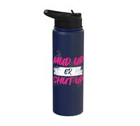 Mud Up or Shut Up Muddy Race - Carrera de barro Stainless Steel Insulated Water Bottle