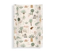 Muda-fraldas soft com laterais Animais da Selva 70x47cm | Seguro | Fácil de limpar