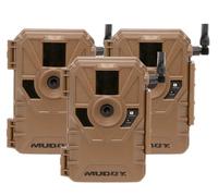 Muddy Manifest 2.0 - Cámara de rastreo Celular, código Ar de escaneo rápido, 16 megapíxeles, At&T, aplicación Stealth CAM Command, 1080P, Solo Movimiento, Paquete de 3