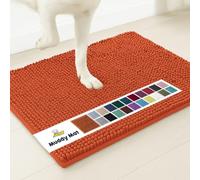 Muddy Mat Felpudo superabsorbente para interiores, tapete de microfibra de felpilla de secado rápido, tapete antideslizante para puerta delantera, tapete interior para entrada, lavable a máquina