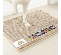 Muddy Mat® | Felpudo Superabsorbente para Puerta Interior, Alfombra de Entrada de Chenilla de Microfibra de Secado Rápido, Felpudo Antideslizante para Puerta Principal, Felpudos Interiores para
