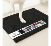 Muddy Mat® Shown on TV - Tapete de microfibra súper absorbente para patas fangosas, antideslizante, lavable, alfombra de entrada de felpilla de secado rápido, lavable a máquina, para interiores y