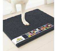 Muddy Mat® Tapete original para puerta de perro para patas fangosas, microfibra súper absorbente, antideslizante y lavable, alfombra de felpilla de secado rápido, lavable a máquina, tapete para