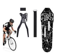 Mudguard para bicicleta, placa de bicicleta | Lombo de barro ajustable | Cubierta completa engrosada y ensanchada, tabla de instalación de ciclos de neumáticos de liberación rápida para ciclos de