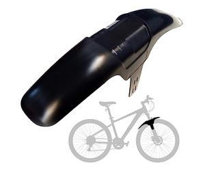 Mudhugger Evo - Guardabarros delantero universal largo con cierre de cremallera para horquilla de suspensión MTB de 27,5"-29", longitud 515 x ancho 90 mm