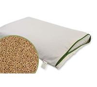 mudis Naturkissen&mehr Cáscaras de mijo orgánico - Cojín de repuesto g.o.t.s, 40 x 60, suavidad y soporte, relleno en una red de algodón orgánico extra