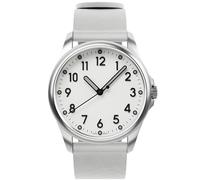 mudita Radiant - Reloj de pulsera suizo para hombre y mujer, automático, resistente al agua, minimalista, movimiento Sellita SW200 Elaboré, resistencia al agua 10 ATM, Natural White Natural White, 32