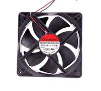 Mudo de 120 mm Ordenador Personal Fan de enfriamiento de Estuches, for Sunon EEC0251B3-000C-A99 120X120X2 5 mm DC 12V 1.9W 12025 Bajo Ruido Tranquilo en Enfriador silencioso
