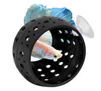 Mudoulu Túnel para Peces Betta de Plástico ABS con Ventosa, Túnel para Acuarios Seguro y Duradero, Juguetes para Peces Interactivos, Cueva para Peces Decorativa para Tanques de Agua