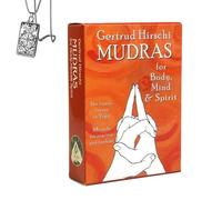 Mudras para Cuerpo, Mente y espíritu - Edición de Bolsillo, cartulina, Ideal para Principiantes, Incluye Tarjetas y Collar