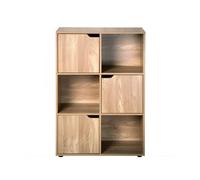 Mueble 6 estantes con 3 puertas 29 cm
