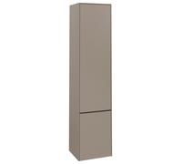 Mueble alto Subway 3.0 de Villeroy & Boch, 2 puertas, bisagra izquierda, 400x1710x362mm, C58602VM, Color: Frontal/carcasa: taupe, asa: Taupe