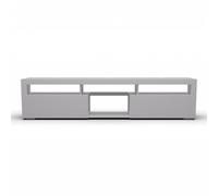 blumfeldt Soporte TV Pie, Mueble TV Moderno de 150 cm para Salón con LED Multicolor, Soporte Pie TV Universal, Mueble TV Mesa con Espacio de Almacenamiento, Mueble Grande para Habitación