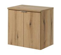 Mueble bajo lavabo newport con 2 puertas 60x60x40 cm - efecto roble [en.casa]