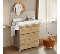 Mueble bañera cambiador Martha B-1971 de Micuna Roble