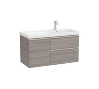 Mueble Base Asimétrico con 2 Cajones y Puerta Lavabo Plus Derecha 100x46x57cm Roca
