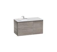 Mueble Base Asimétrico con 2 Cajones y Una Puerta para Lavabo 100x50x52cm Colección Beyond Roca