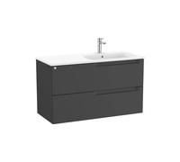Mueble Base Suspendido 2 Cajones Lavabo Asimétrico Derecha 1005x460x565mm Roca