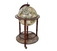Mueble botellero globo terraqueo beige d50x89h cm