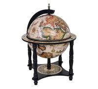 Mueble botellero globo terraqueo blanco d41.6x56h cm