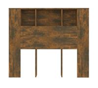 Mueble cabecero color roble ahumado 120x18,5x104,5 cm