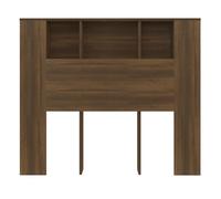 Mueble cabecero color roble marrón 120x18,5x104,5 cm