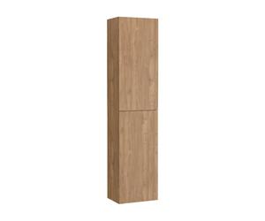 Mueble Columna Auxiliar para Baño Reversible y Suspendido Nogal Extra Roca
