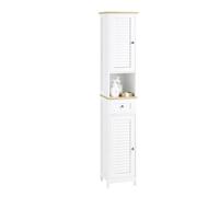 Mueble columna de baño armario para baño alto frg236-wn sobuy es