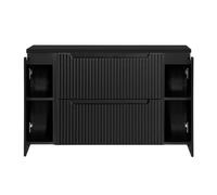 Mueble de baño bajo lavabo newport 120x60x40 cm - negro