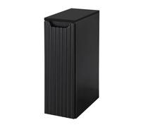 Mueble de baño bajo lavabo newport con puerta 20x60x40 cm - negro [en.casa]