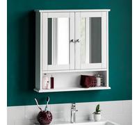 Mueble de baño Bath Vida, Doble Puerta, Madera, Color Blanco.