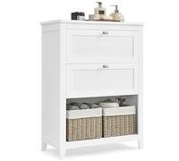 Mueble de Baño con 2 Cajones y 2 Cestas 30 x 60 x 80 cm Blanco Nube