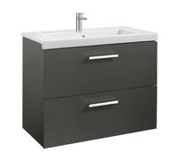 Roca - Unik Prisma 2 Cajones 800 Gris Antracita Brillo (A855952153)