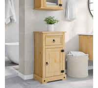 Mueble de baño Corona 45 x 33 x 80 cm de madera maciza de pino, kangqiling4013400