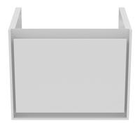 Mueble de baño Ideal Standard Connect Air, 500x360x400mm, 1 cajón, E0817B2, Color: blanco brillante / blanco mate
