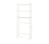 Mueble de baño sobre el inodoro ljukhobro metal 164x64x20cm - gris [en.casa]