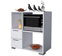 Mueble de cocina,100% Tablero de aglomerado rechapado en melamina, Color Blanco