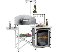 Mueble de Cocina OUTSUNNY para Camping (Plata)