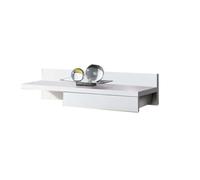 Mueble de entrada cajún recibidor colgado color blanco 70x20x28 cm