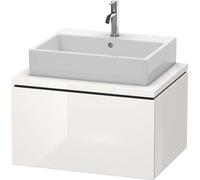 Mueble de lavabo Duravit L-Cube para consola anchura 720mm, profundidad 547mm, 1 cajón, LC581100303, Color: Jade laca alto brillo