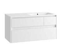 Mueble de lavabo Emma derecha (L x An x Al: 45 x 100 x 50 cm, Blanco Mate)