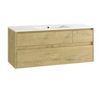 Mueble de lavabo Emma (L x An x Al: 45 x 120 x 50 cm, Nogal)