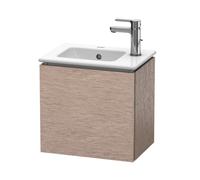 Mueble de pared Duravit L-Cube, 1 puerta, bisagra derecha, 420mm, para Me by Starck 072343, LC6272R1111, Color: roble cachemir chapa de madera auténtica